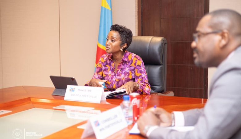 La Ministre du Portefeuille, Julie Shiku, a reçu le Conseil d’Administration de la Congolaise…